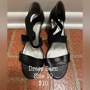 Dress barn strappy heels. Women’s size 10